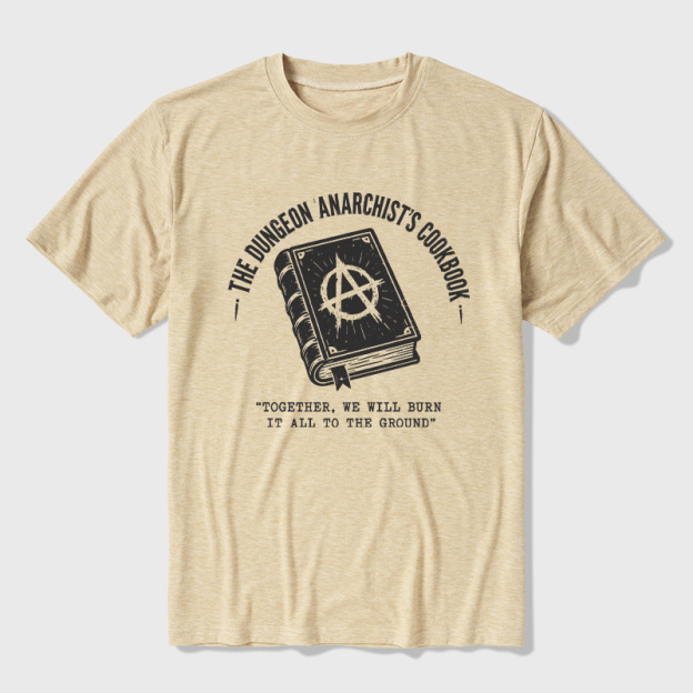 Dungeon Anarchist's Cookbook Ultra Soft Heather Tee