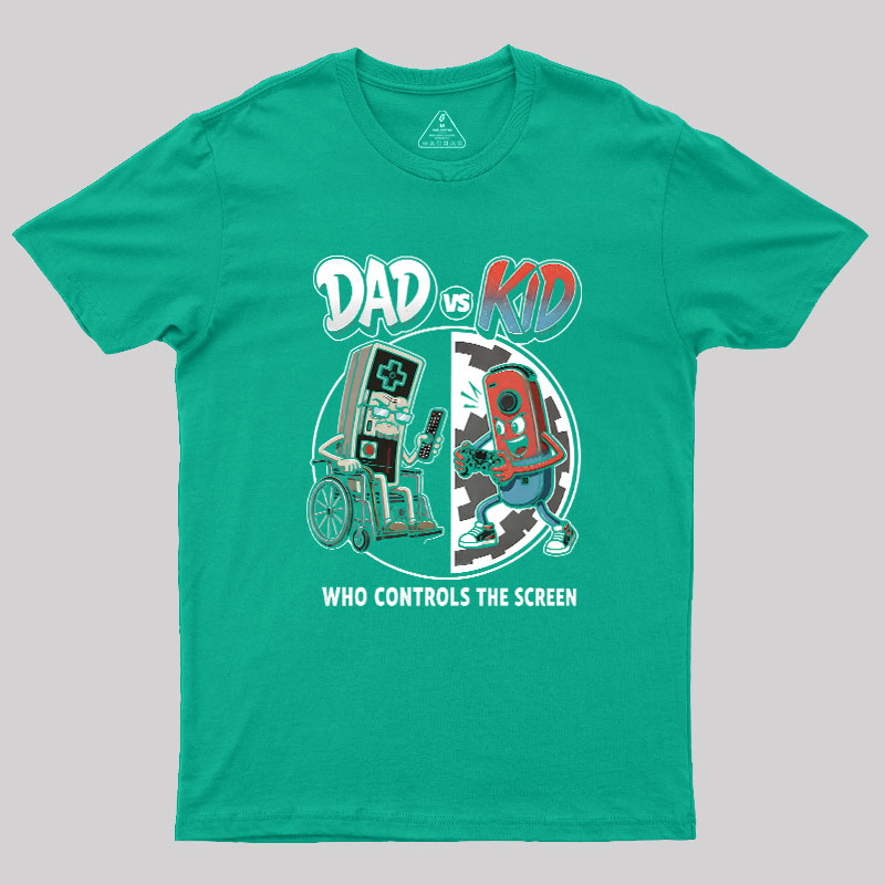 Who Controls The Screen Geek T-Shirt