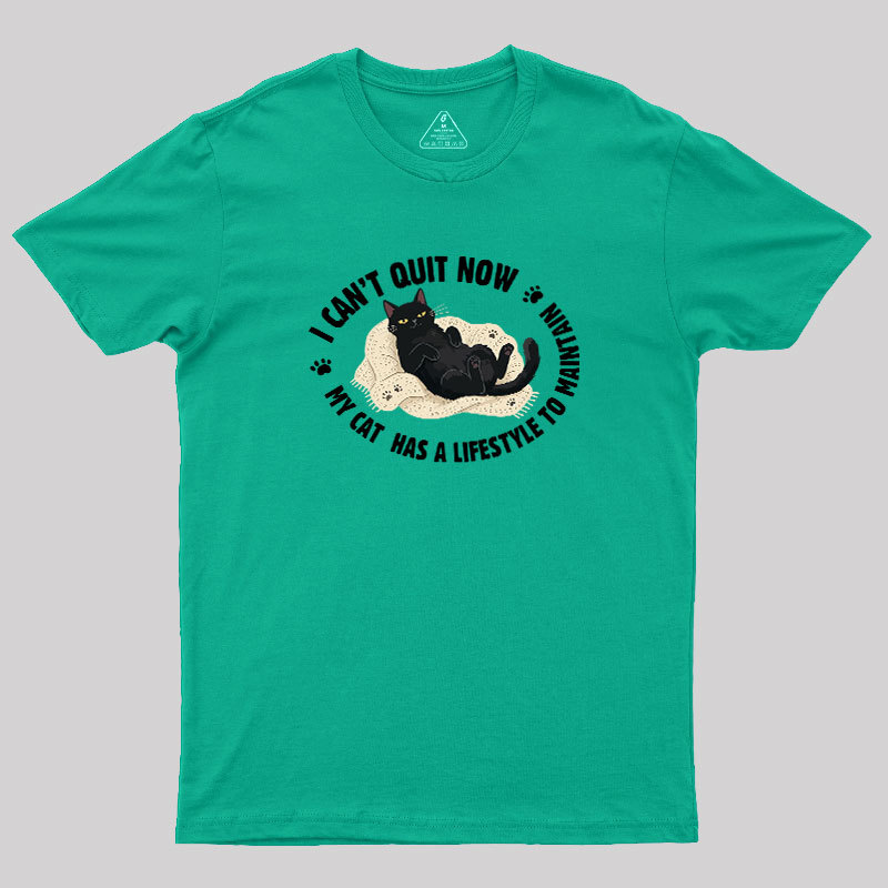 Feline Priorities Geek T-Shirt