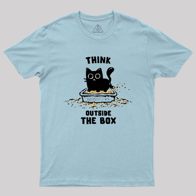 Think Outside The Cat Box Geek T-Shirt