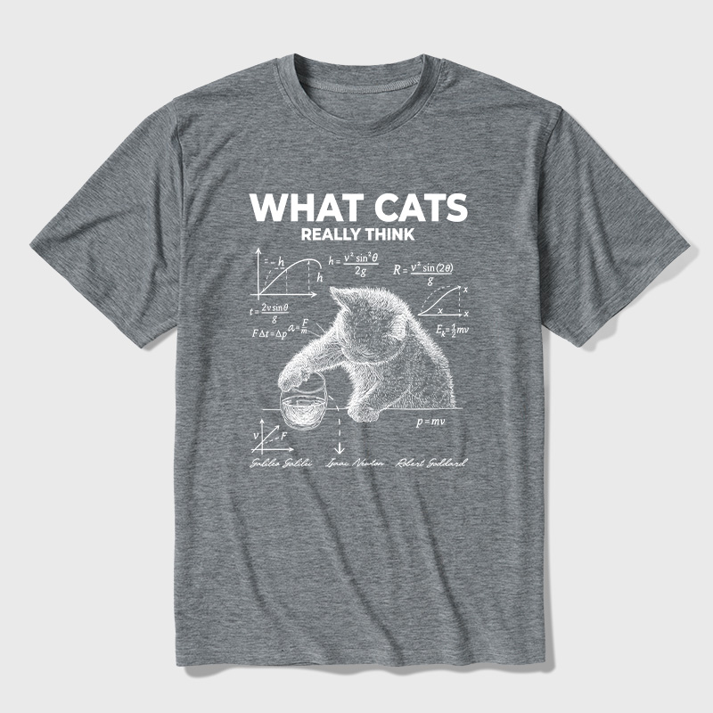 What Cats Really Think Ultra Soft Heather Tee