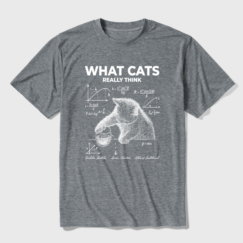 What Cats Really Think Ultra Soft Heather Tee