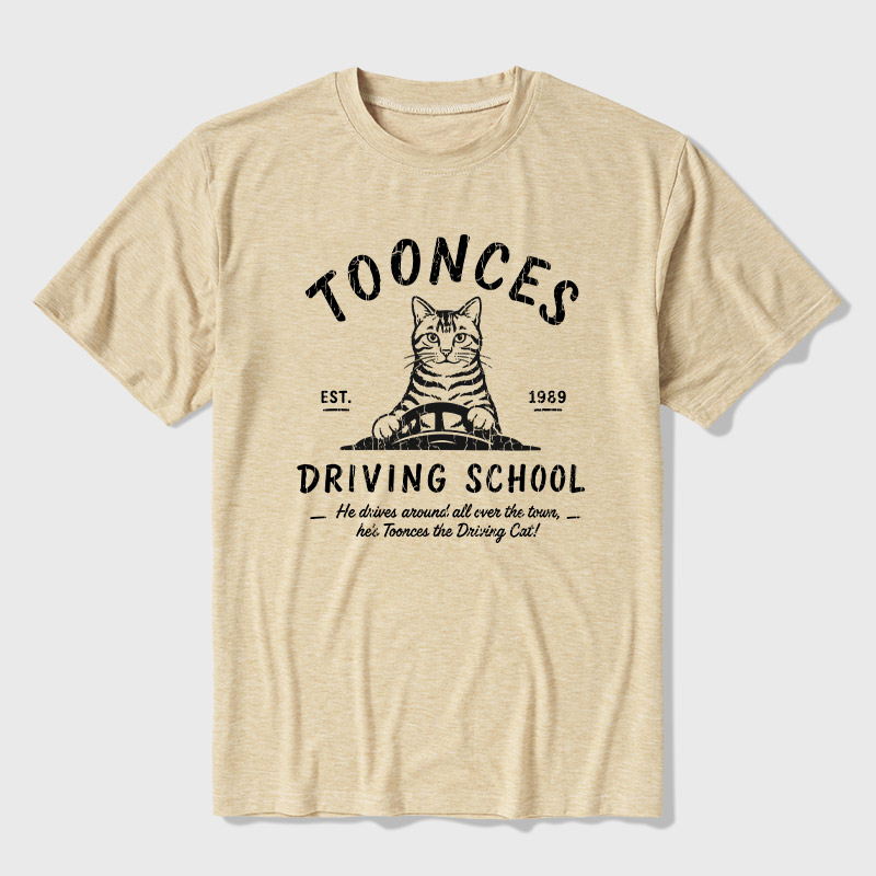 Toonces Driving School Ultra Soft Heather Tee