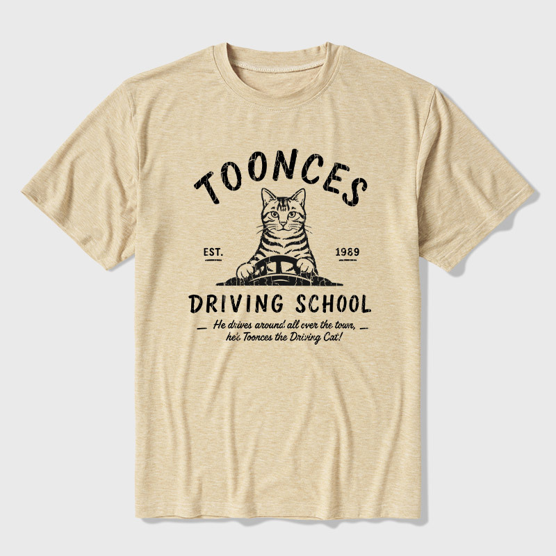 Toonces Driving School Ultra Soft Heather Tee
