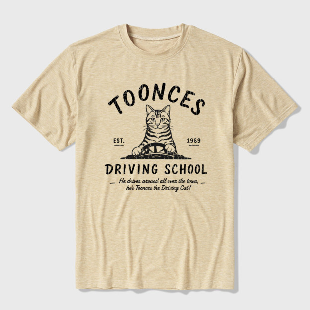Toonces Driving School Ultra Soft Heather Tee