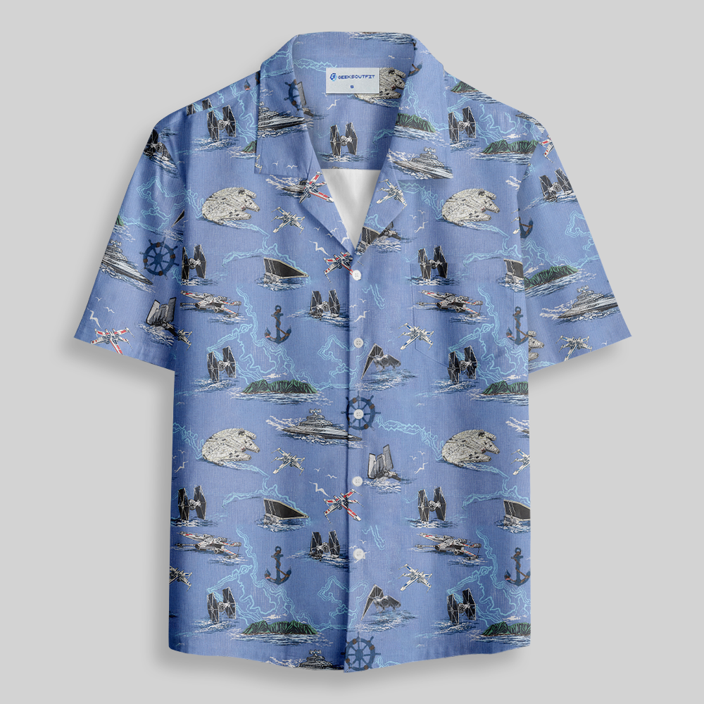 Geeksoutfit Sandwave Ronin Button Up Pocket Shirt for Sale