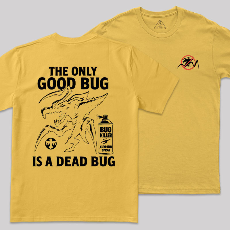 A Dead Bug Front and Back Printed Geek T-Shirt
