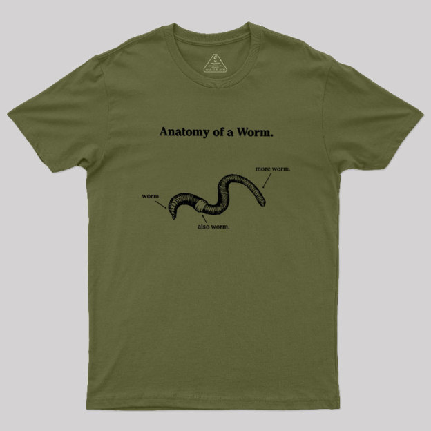 Anatomy Of A Worm Geek T-Shirt