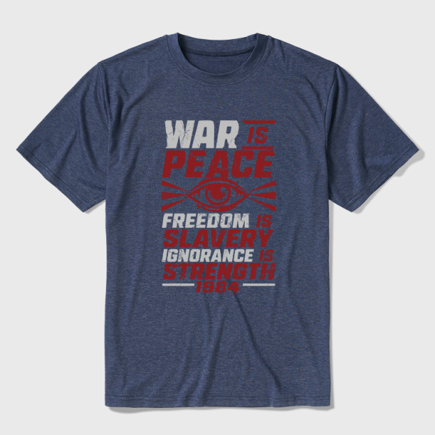 1984 Orwell Ultra Soft Heather Tee