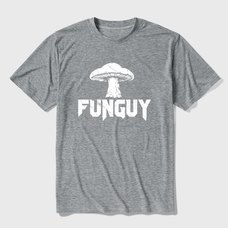 Fungi Fun Guy Funny Ultra Soft Heather Tee