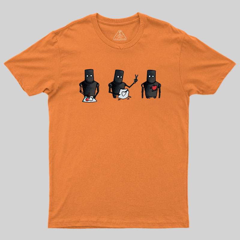 Robot Heart Geek T-Shirt