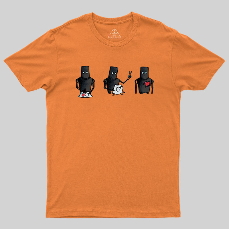 Robot Heart Geek T-Shirt