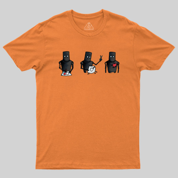 Robot Heart Geek T-Shirt