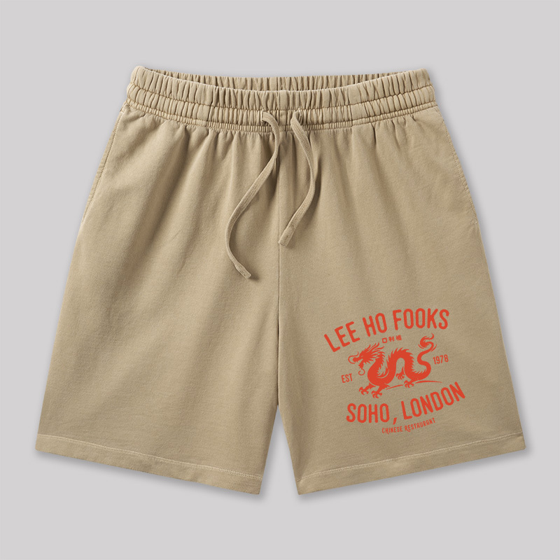 Lee Ho Fooks Vintage Resto Geeky Washed Shorts