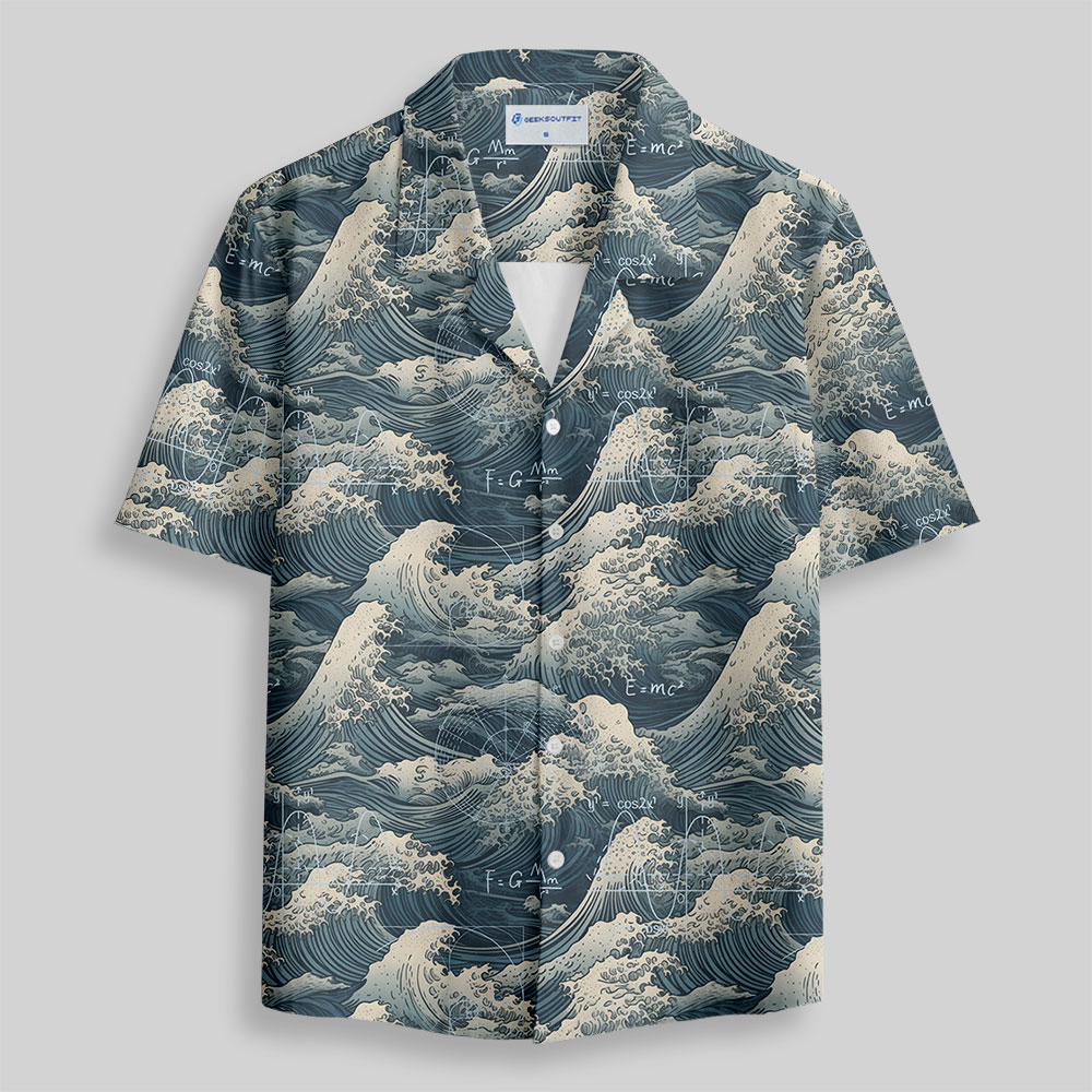 Wave of Genius Button Up Pocket Shirt