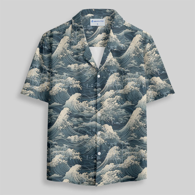 Wave of Genius Button Up Pocket Shirt