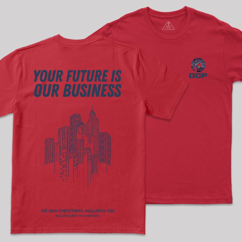 Robocop OCP Front and Back Printing Geek T-Shirt