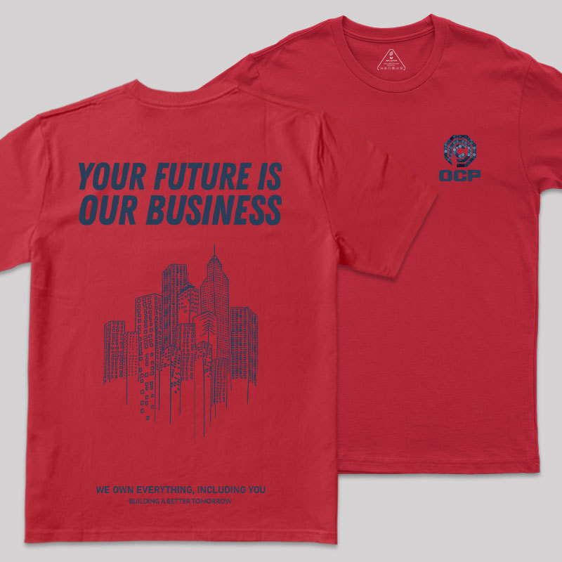Robocop OCP Front and Back Printing Geek T-Shirt