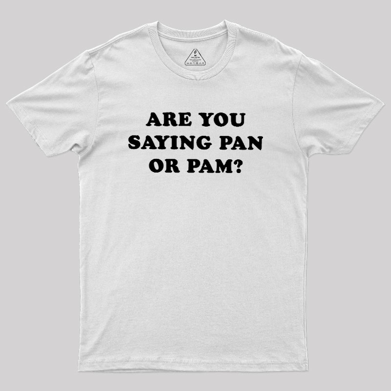 Are You Saying Pan Or Pam Geek T-Shirt