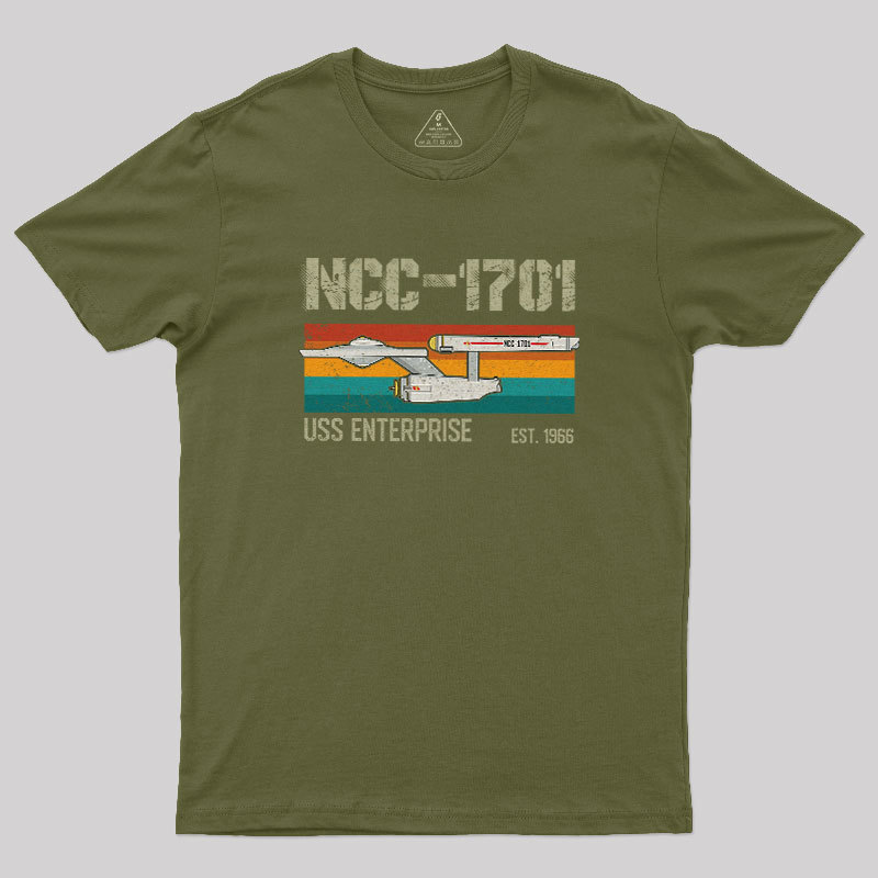 NCC-1701 USS ENTERPRISE Geek T-Shirt