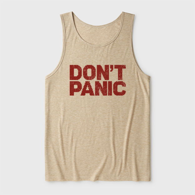 Don't Panic Ultra Soft Heather Tank