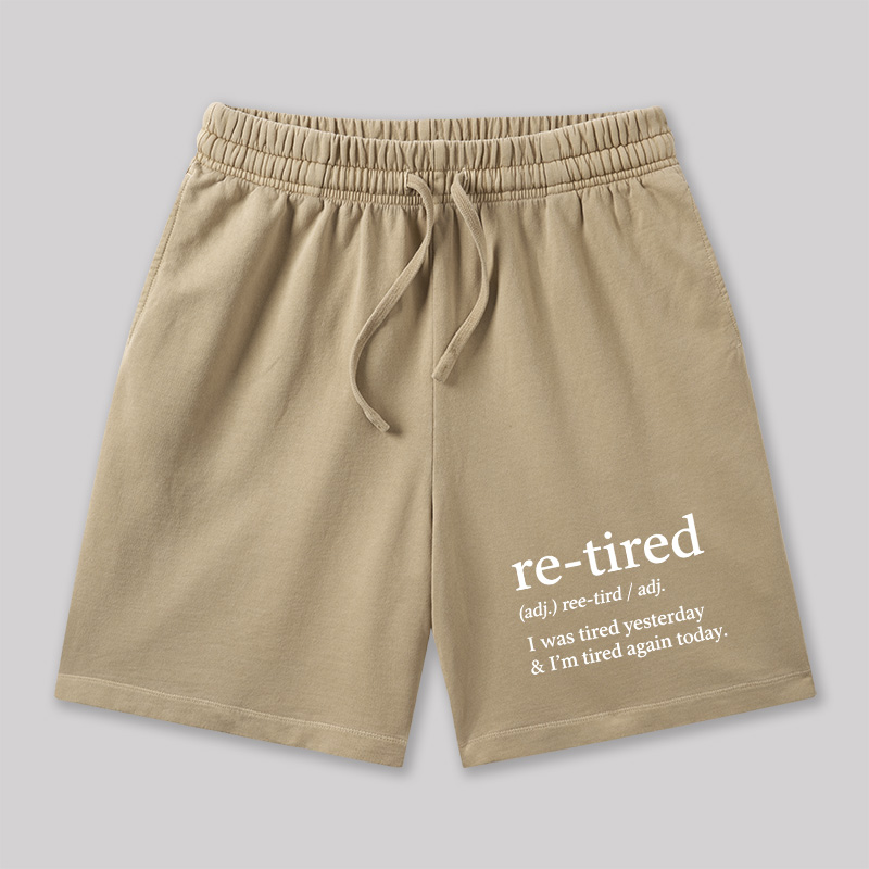 Definition Of Retired Geeky Washed Shorts