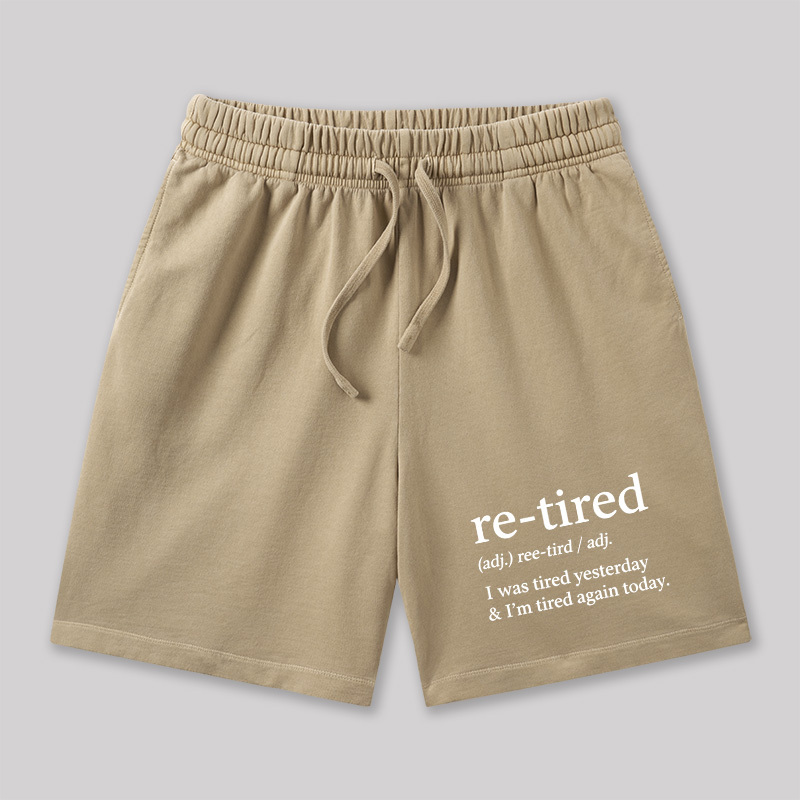 Definition Of Retired Geeky Washed Shorts
