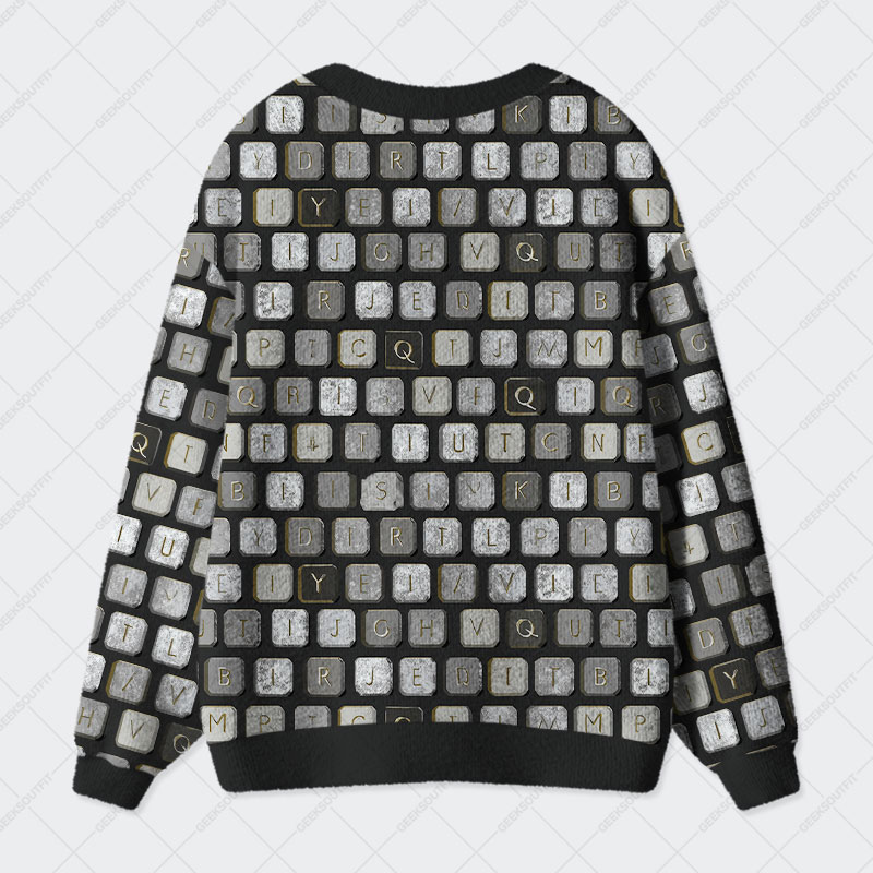 Keyed In Geek Ugly Cardigan Sweaters 