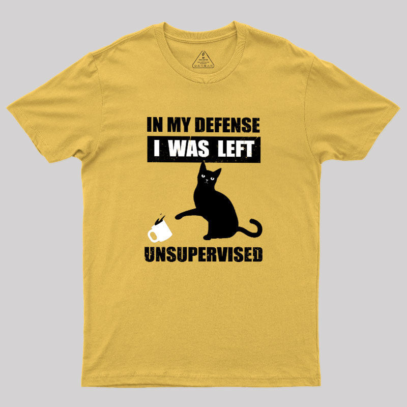 In My Defense I Was Left Geek T-Shirt