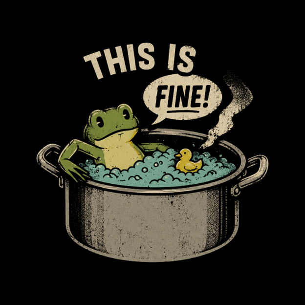 Thats Fine Frog Pot Geek T-Shirt