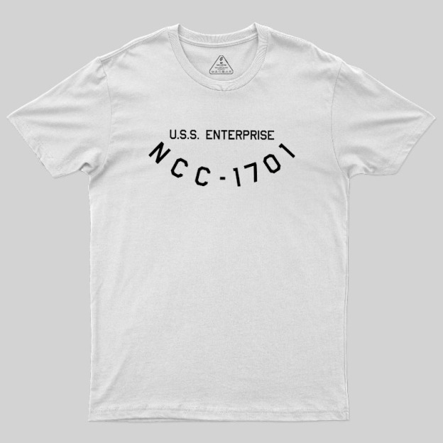 Ship Registry USS Enterprise Geek T-Shirt