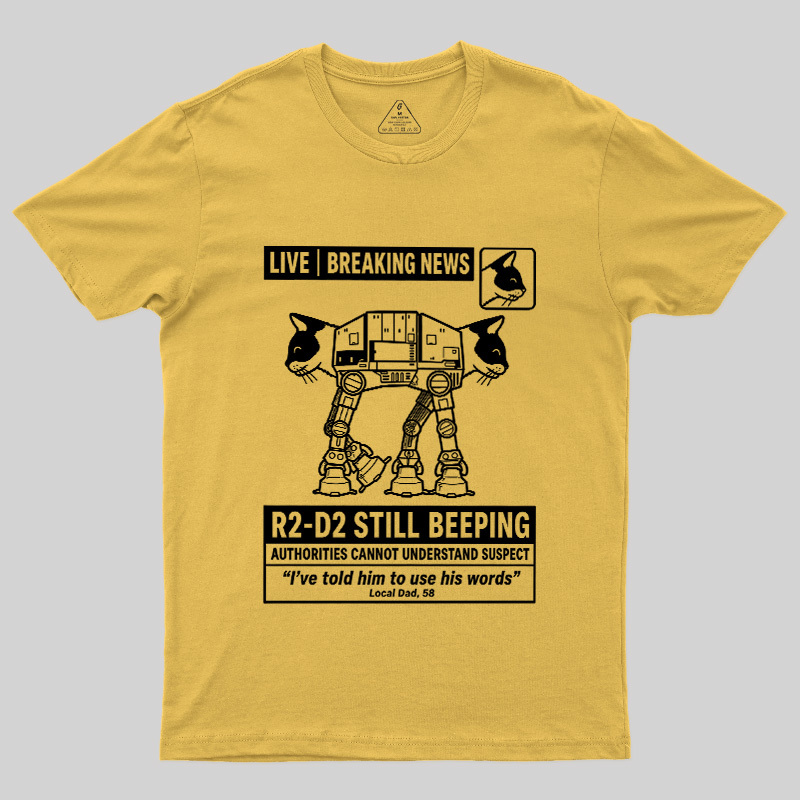 Cat Walker Still Beeping Geek T-Shirt