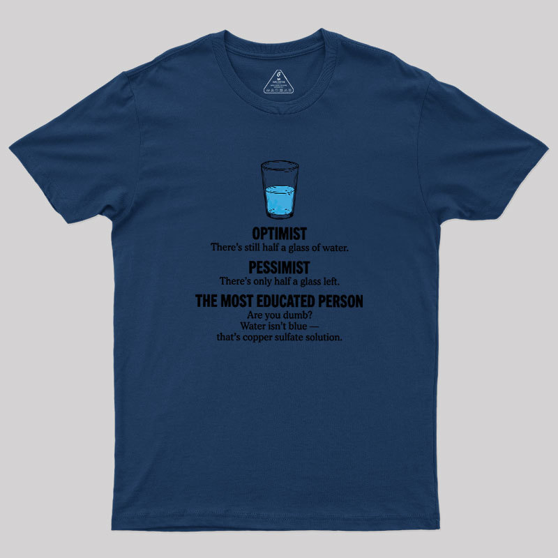 Half-Full Logic Geek T-Shirt