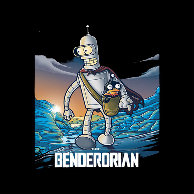 The Benderorian Poster Geek T-Shirt
