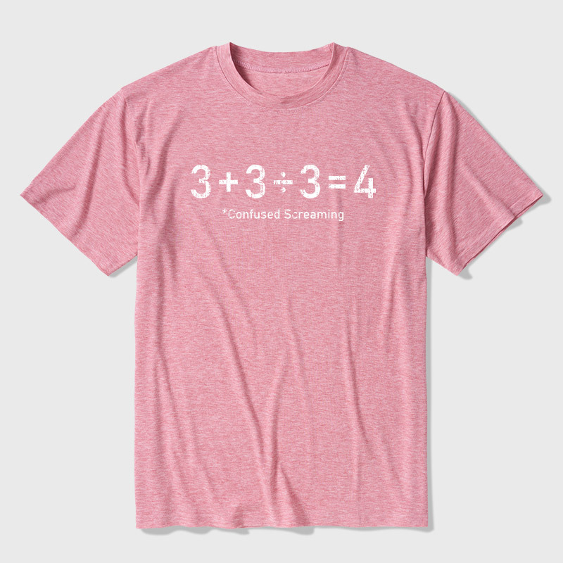 Confused Screaming Ultra Soft Heather Tee
