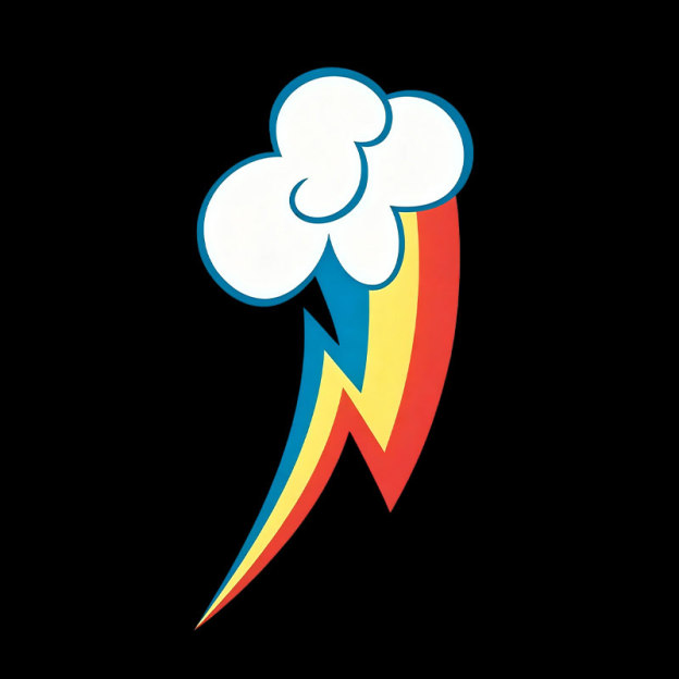 Rainbow Cloud Geek T-Shirt