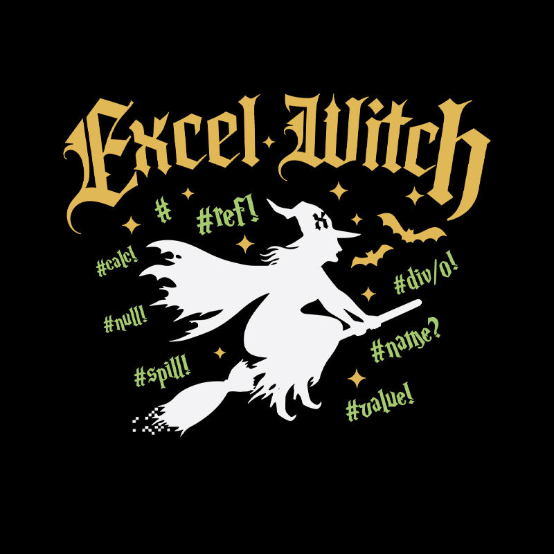 Excel Wizard Geek T-Shirt