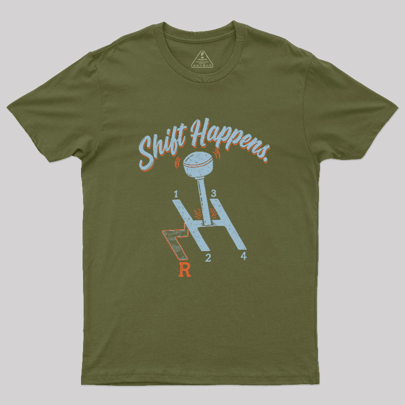 Shift Happens Geek T-Shirt