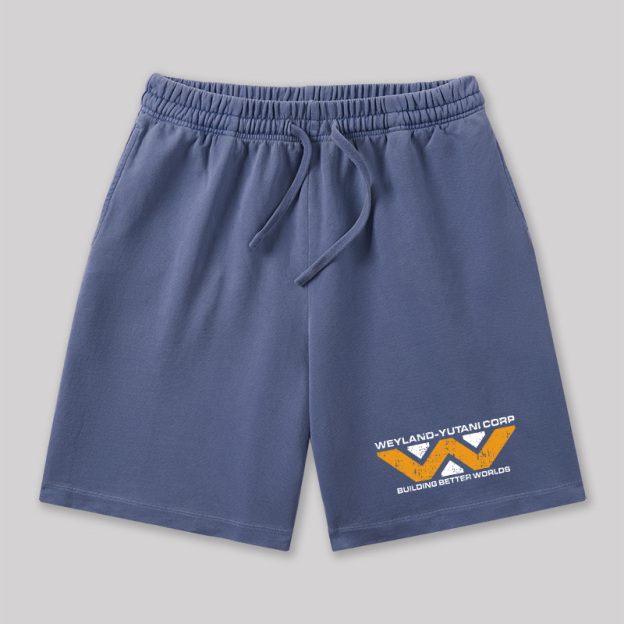 Weyland Yutani Corp Geeky Washed Shorts