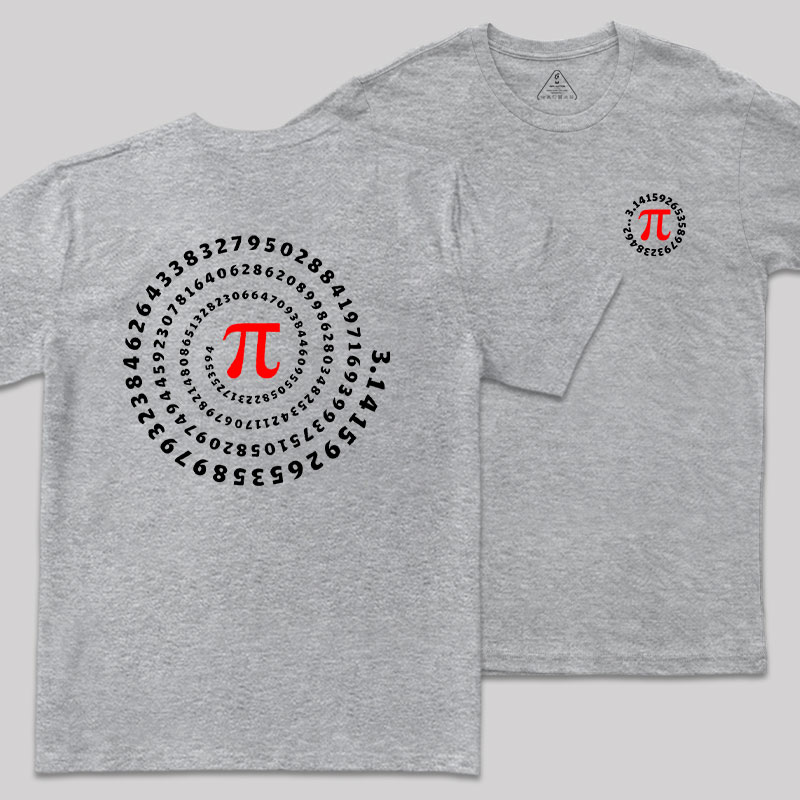 Infinite Circle Front and Back Printed Geek T-Shirt