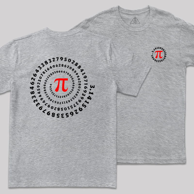 Infinite Circle Front and Back Printed Geek T-Shirt