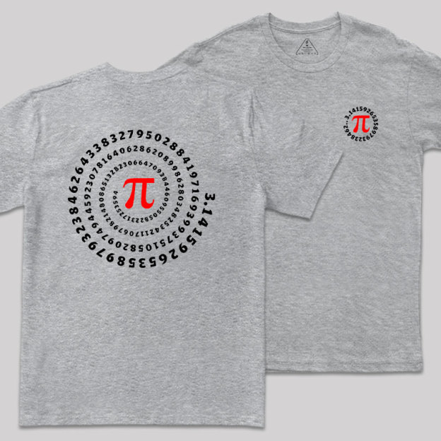 Infinite Circle Front and Back Printed Geek T-Shirt