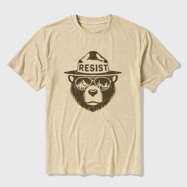 Vintage Alt National Park Service Resist Ultra Soft Heather Tee