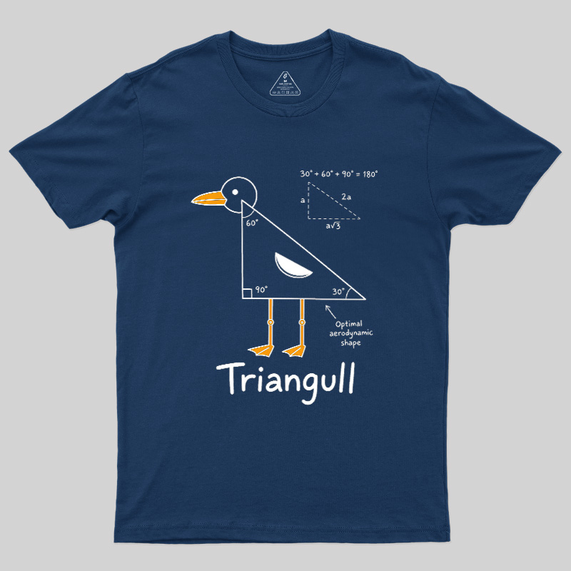 Triangull Geometry Seagull Geek T-Shirt