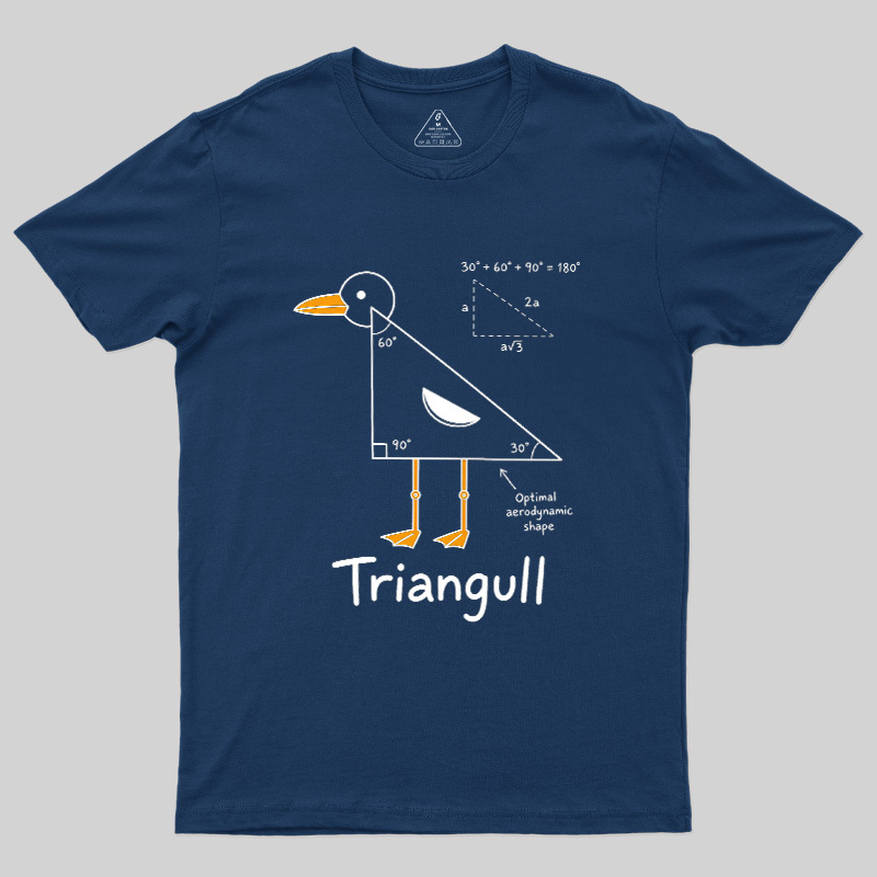 Triangull Geometry Seagull Geek T-Shirt