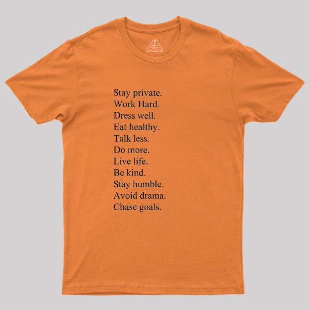 Stay Private Geek T-Shirt