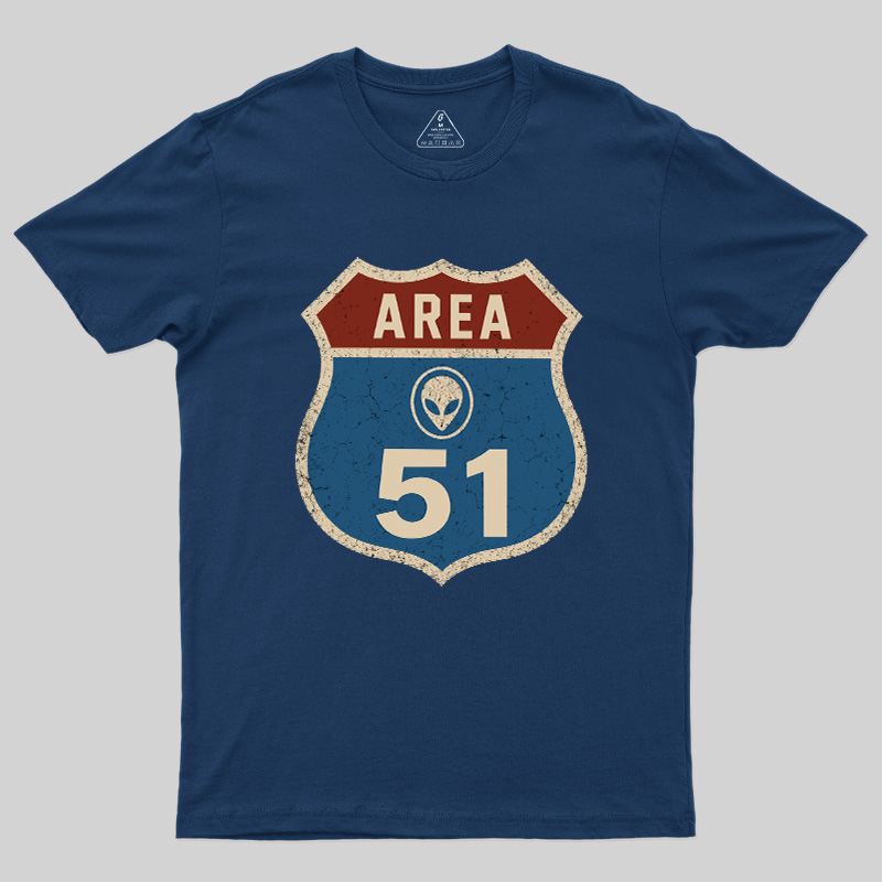 Secret Desert Alien Outpost Geek T-Shirt