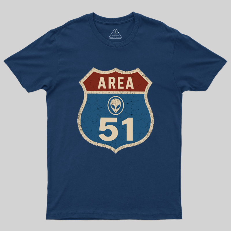 Secret Desert Alien Outpost Geek T-Shirt