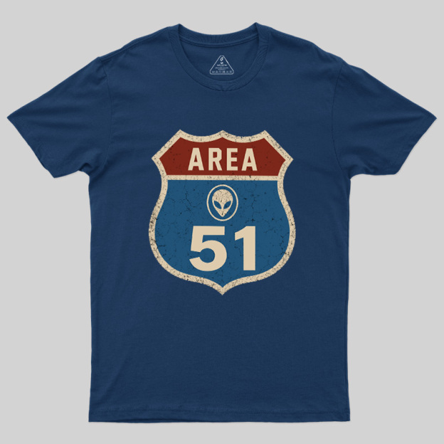 Secret Desert Alien Outpost Geek T-Shirt