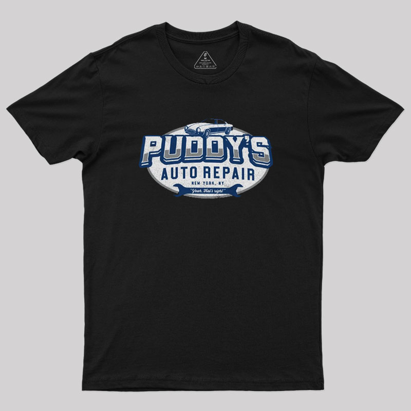 Puddy's Auto Repair Seinfeld Geek T-Shirt
